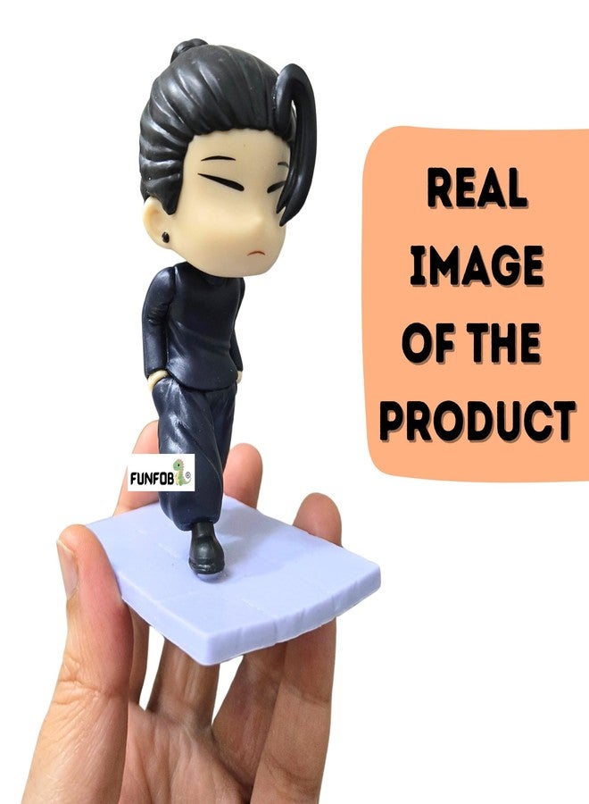 FUNFOB Jujutsu Kaisen Suguru Geto Action Figure Height-11cm Collectible for Anime Fans PVC Multicolour | Geto Angry Mini - Image 2
